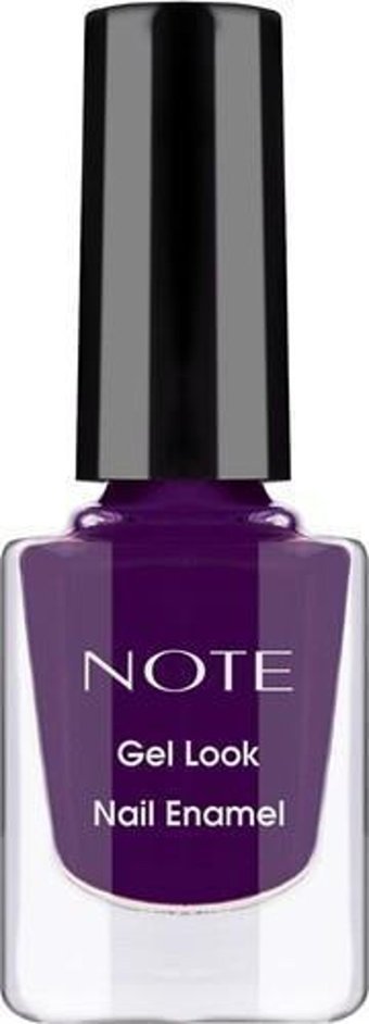 Note Gel Look 19 Mor Parlak Jel Oje