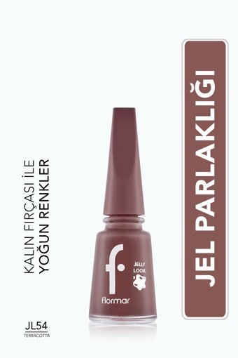 Flormar Jelly Look JL54 Kahverengi Parlak Jel Oje