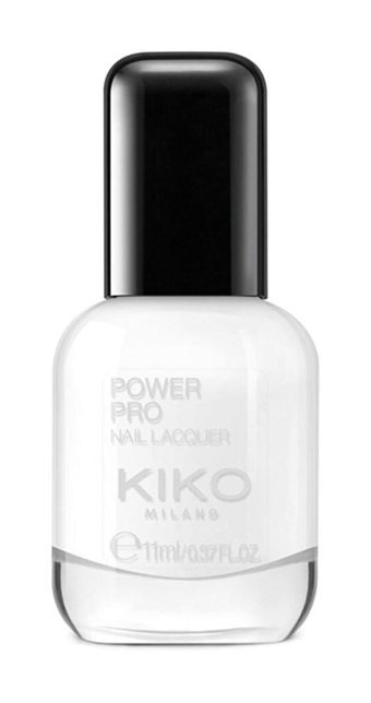 Kiko Milano Power Pro Bianco French 02 Şeffaf Parlak Oje
