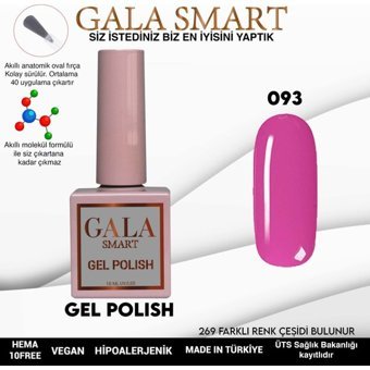 Gala Smart Klasik Seri 93 Mor Parlak Kalıcı Oje