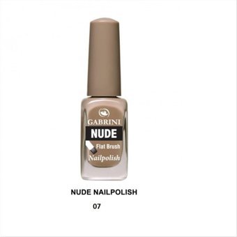 Gabrini Flat Brush 7 Kahverengi Parlak Oje