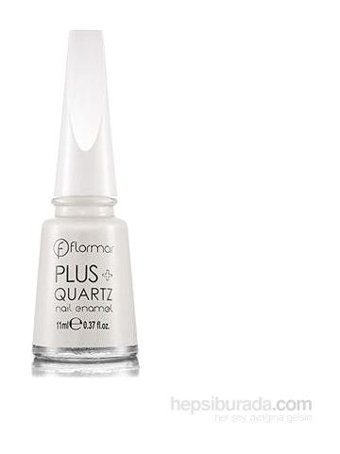 Flormar Nail Enamel 16 Beyaz Işıltılı Oje