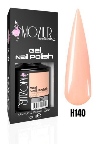 Moziur H140 Krem Parlak Kalıcı Oje