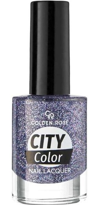 Golden Rose City Color Nail Lacquer 105 Mor Işıltılı Simli Oje