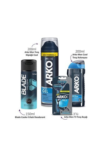 Blade Arko Men 4 Parça Erkek Parfüm Deodorant Seti