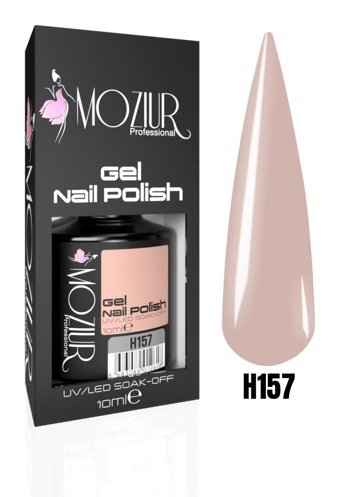 Moziur H157 Nude Parlak Kalıcı Oje