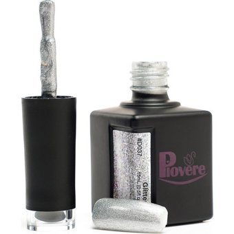 Piovere Glitter D037 Gümüş Işıltılı Kalıcı Simli Oje