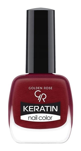 Golden Rose Keratin Nail Color 40 Bordo Parlak Oje