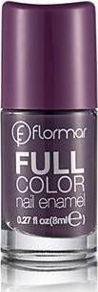 Flormar Full Nail Enamel 15 Mor Parlak Oje