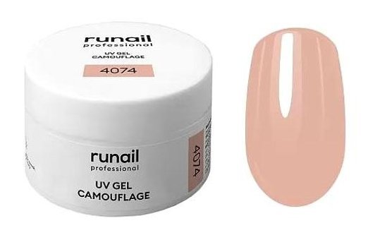 Runail Camouflage Uv 4074 Turuncu Parlak Kalıcı Jel Oje