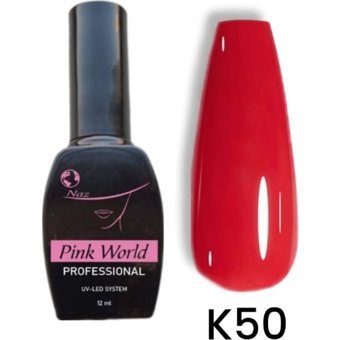 Pink World K50 Pembe Parlak Kalıcı Oje