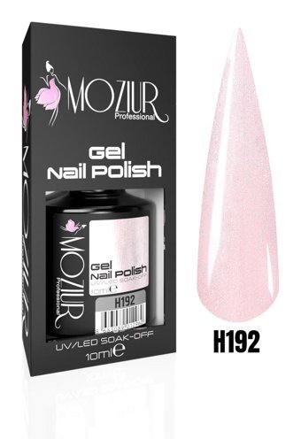 Moziur H192 Pembe Işıltılı Kalıcı Oje