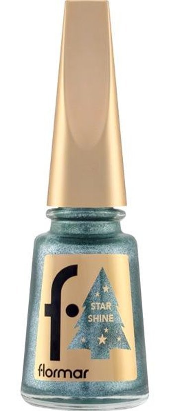 Flormar Star Shine Nail Enamel Mavi Metalik Oje
