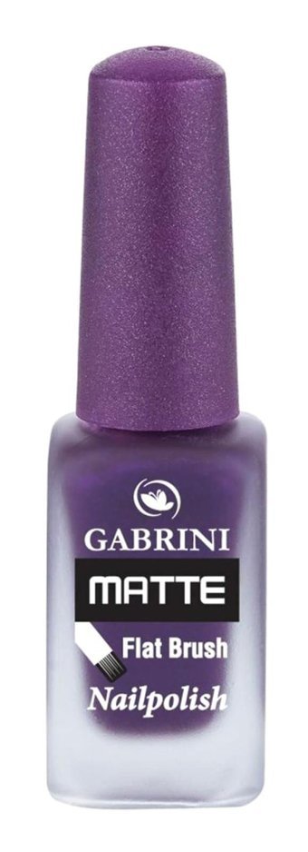 Gabrini Flat Brush M16 Mor Mat Oje