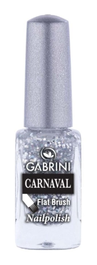 Gabrini Shuga Serisi Majestic Mauve C4 Gri Işıltılı Simli Oje