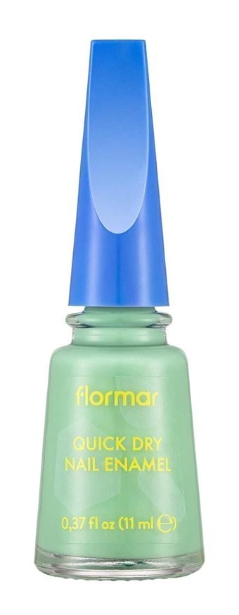 Flormar Quick Dry Nail Enamel QD39 Mavi Sedefli Oje