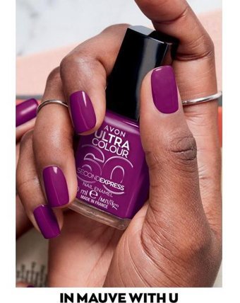 Avon Ultra Colour Mauve Wıth U Mor Parlak Oje
