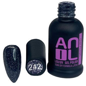 Anıl Professional Cosmetics 242 Lacivert Işıltılı Kalıcı Simli Jel Oje