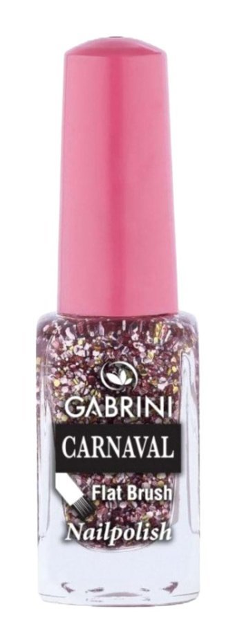 Gabrini Carnaval C6 Pembe Işıltılı Simli Oje