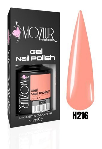 Moziur H216 Pembe Parlak Kalıcı Oje