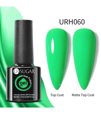 Ursugar Color Base URH060 Yeşil Mat Kalıcı Oje