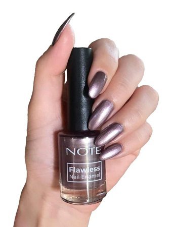 Note Flawless 86 Mor Metalik Simli Oje
