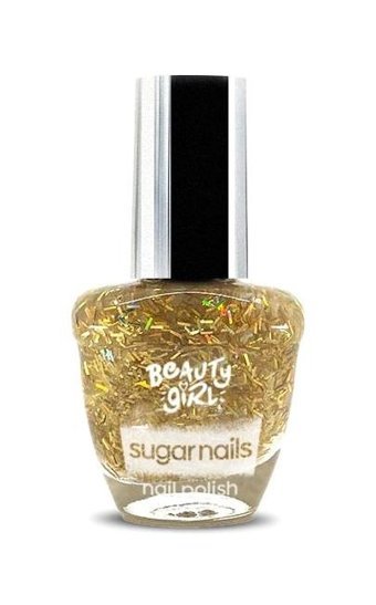 Beauty Girl Sugar Nails Gold Glow 03 Altın Sarısı Işıltılı Simli Oje