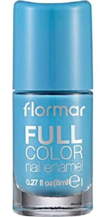 Flormar Full Nail Enamel FC70 Mavi Parlak Oje