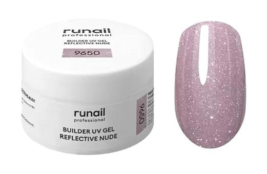 Runail Reflective 9650 Nude Parlak Kalıcı Simli Oje