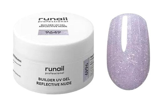 Runail Reflective 9649 Nude Parlak Kalıcı Simli Oje