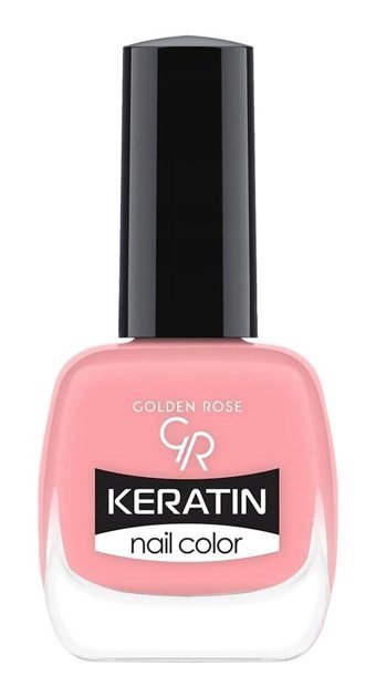 Golden Rose Keratin Nail Color 24 Pembe Parlak Oje