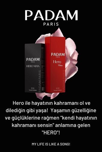 Padam Paris Hero 3 Parça Erkek Parfüm Seti EDP