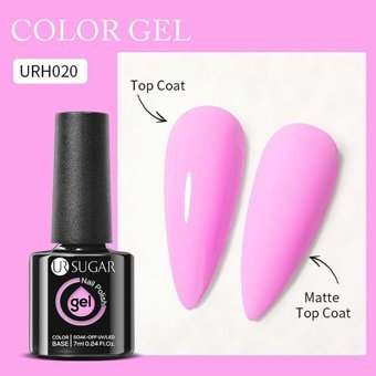 Ursugar Color Base URH020 Pembe Mat Kalıcı Oje