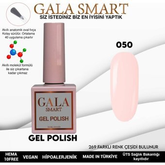 Gala Smart Klasik Seri 50 Pembe Parlak Kalıcı Oje