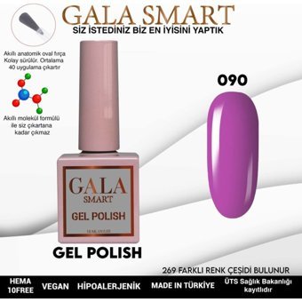 Gala Smart Klasik Seri 90 Mor Parlak Kalıcı Oje