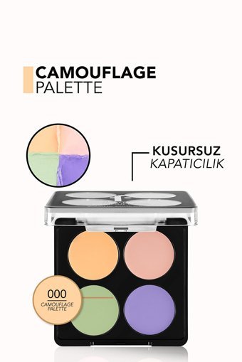 Flormar Renk Dengeleyici Göz Altı ve Yüz Krem Palet Kapatıcı