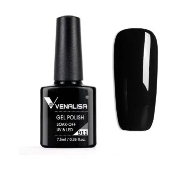 Venalisa Uv Led Polish 911 Siyah Parlak Kalıcı Oje