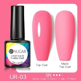 Born Pretty Ursugar UR-03 Pembe Parlak Kalıcı Oje