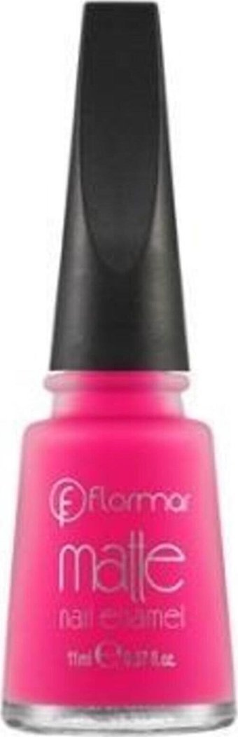 Flormar Matte Nail Enamel 9 Pembe Mat Oje