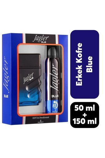 Jagler Blue İkili Erkek Parfüm Deodorant Seti EDT 90 ml + 150 ml Deodorant
