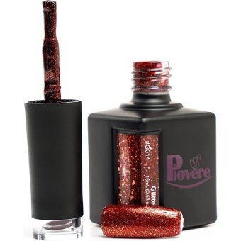 Piovere Glitter G014 Bordo Işıltılı Kalıcı Simli Oje