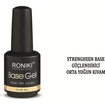 Roniki Base Coat Strong Sarı Parlak Kalıcı Oje