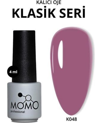 Momo K048 Mor Parlak Kalıcı Oje