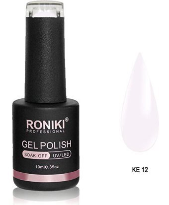Roniki Transparent KE12 Kırmızı Parlak Kalıcı Oje