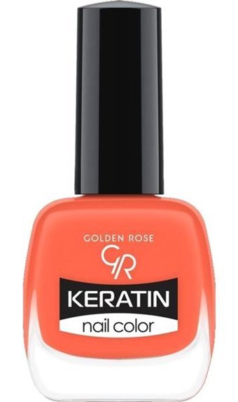 Golden Rose Keratin Nail Color 33 Turuncu Parlak Oje
