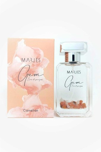 MARJES Doğal Taşlı Gem Kadın 5 Parça Kadın Parfüm Seti EDP