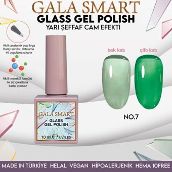 Gala Smart Glass 7 Şeffaf Parlak Kalıcı Oje