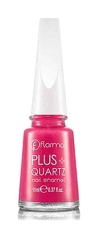 Flormar Plus Quartz Nail Enamel 75 Pembe Parlak Oje