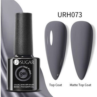 Ursugar Color Base URH073 Gri Mat Kalıcı Oje