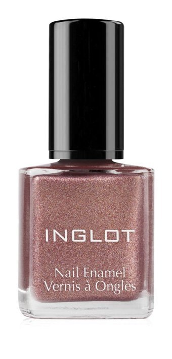 Inglot Nail Enamel 252 Mor Işıltılı Simli Oje